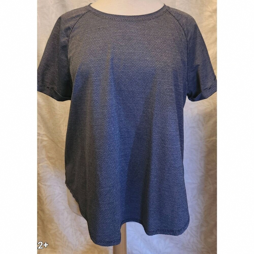 Blue Short Sleeve Top